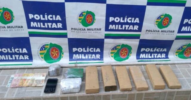 Polícia Militar prende traficante de drogas e desbarata mais uma boca de fumo em Catalão