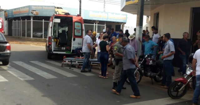 Homem fica ferido em acidente de trânsito na Avenida José Marcelino
