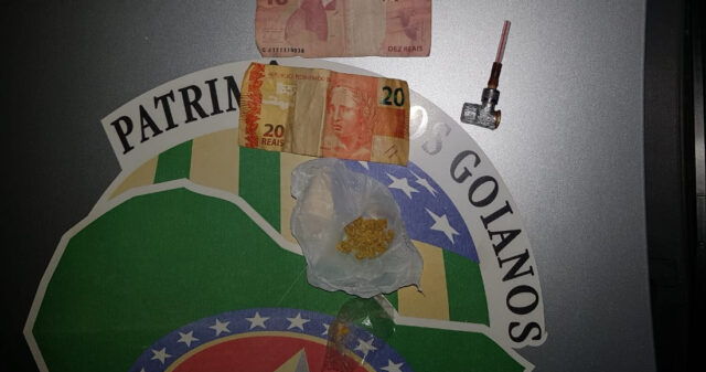 Polícia Militar prende suspeito por tráfico de drogas em Ipameri
