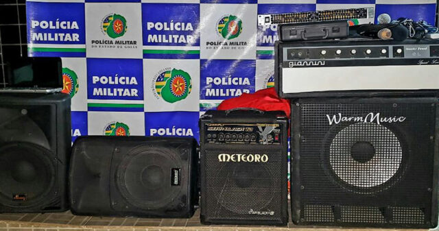 PM prende suspeito e recupera equipamentos furtados de igreja evangélica