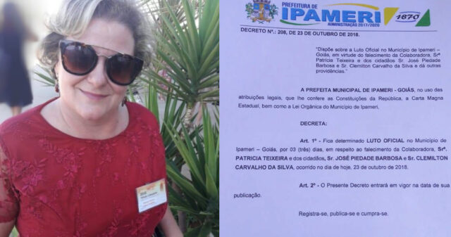 Prefeitura Municipal de Ipameri decreta Luto Oficial de três dias por vítimas de acidentes ocorrido na BR 050