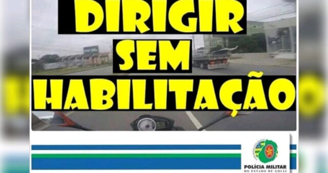 Polícia Militar flagra motorista sem CNH