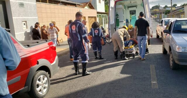 Motociclista fica ferido em acidente de trânsito no bairro das Américas