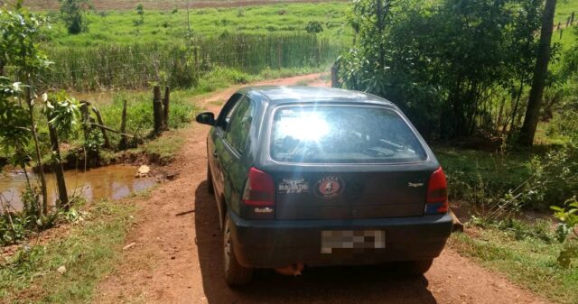 Veículo furtado em Pires do Rio é recuperado na zona rural de Orizona