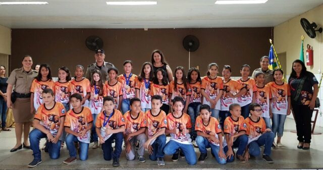 Polícia Militar realiza a formatura dos alunos de Escolas Municipais e Estaduais do PROERD em Catalão