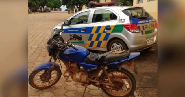 Polícia Militar localiza motocicleta com registro de furto/roubo em Davinópolis