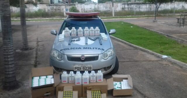 Polícia Militar realiza a apreensão de defensivos agrícolas