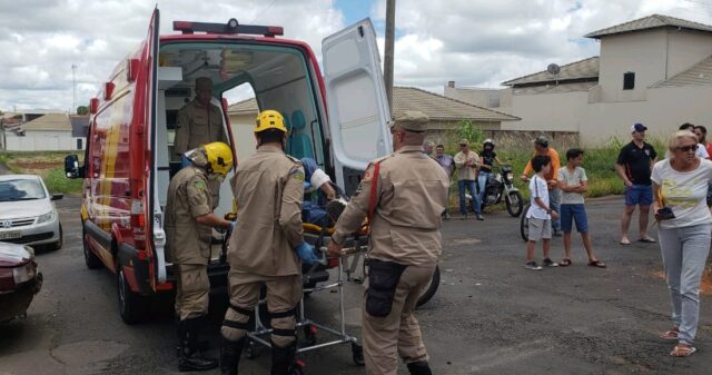 Falta de sinalização causa acidente de trânsito no bairro Santa Helena