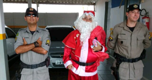 Sargento da Polícia Rodoviária de Pires do Rio realiza ação solidária