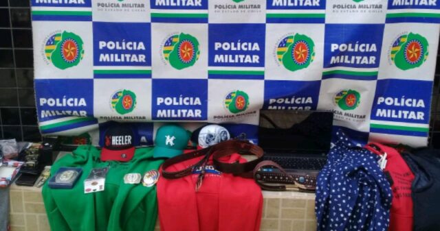 Polícia Militar recupera material furtado e prende suspeitos do crime