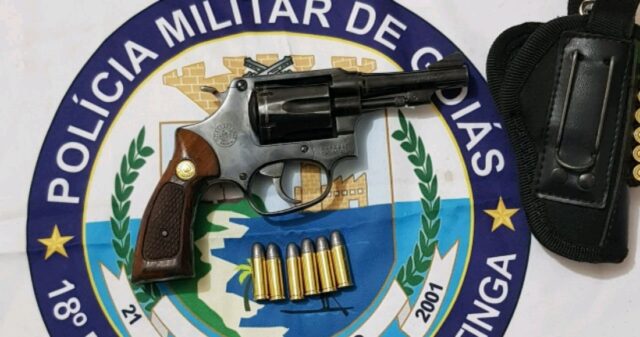 Em Goiandira, Polícia Militar apreende mais uma arma de fogo