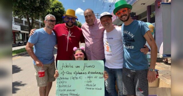 Luiz Sampaio (DC) participa de campanha do Alegra Brasil e o Grupo Alegria de Catalão