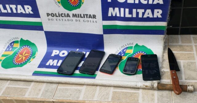 Polícia Militar em Catalão prende em flagrante suspeitos de roubo e receptação