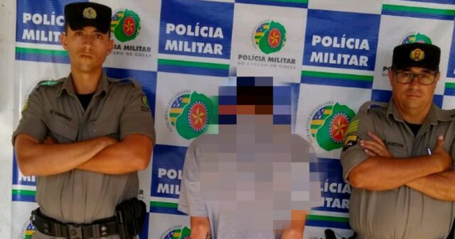 Polícia Militar de Pires do Rio prende foragido da Justiça durante a abordagem a ônibus