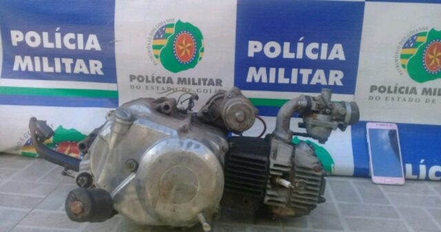 Menor apreendido e suspeito preso por crime de receptação, em Catalão