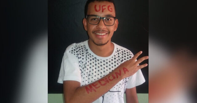 Em Cumari: jovem da rede pública estuda em casa e passa em medicina na UFCat