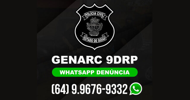 Polícia Civil disponibiliza disk denúncia através do aplicativo Whatsapp, para Catalão e região