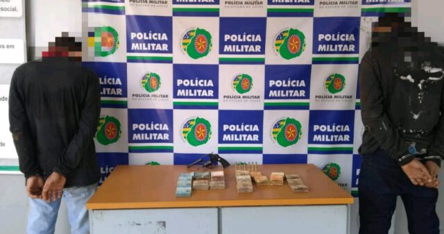 Suspeitos de roubar malote com R$ 58 mil de posto de combustível, são presos em Ipameri