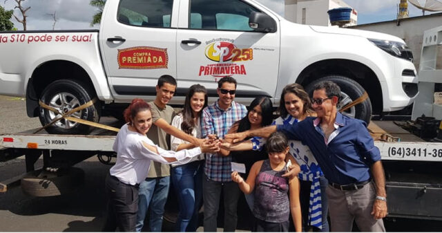 Supermercado Primavera sorteia camionete S10 0 km para os clientes, confira quem foi a ganhadora