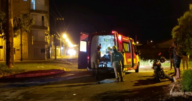 Homem fica ferido em queda de moto em Catalão