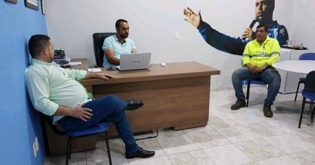 Empresa Mosaic apresenta ao Sindicato Metabase novo sistema de segurança para os caminhões