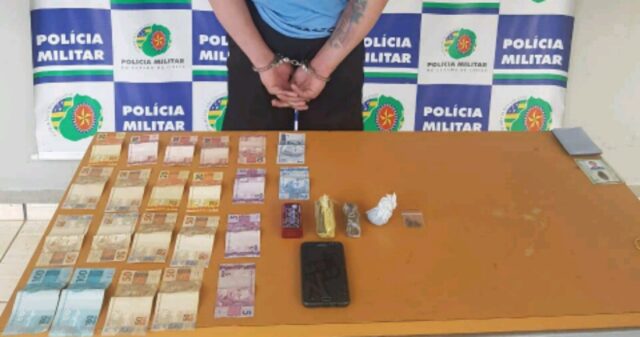 Homem é preso em Ipameri por tráfico de drogas