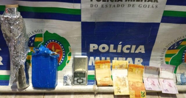 Polícia Militar realiza a prisão suspeito por tráfico drogas no bairro São João e lavra TCO para usuária por porte de entorpecentes
