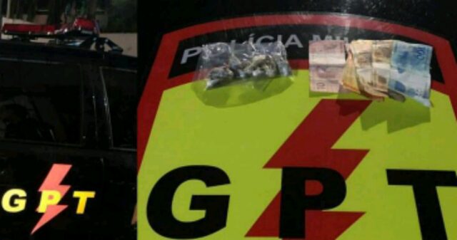 PM prende suspeito por tráfico de drogas no Bairro Primavera