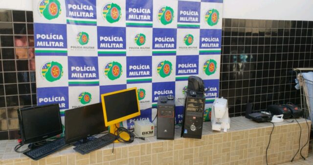 Operação conjunta prende suspeito e recupera os objetos furtados na Secretaria de Educação de Catalão