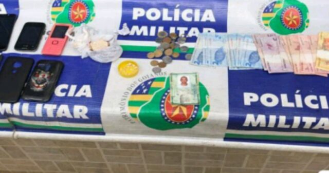 Polícia Militar realiza a prisão de suspeito por crime de tráfico de drogas