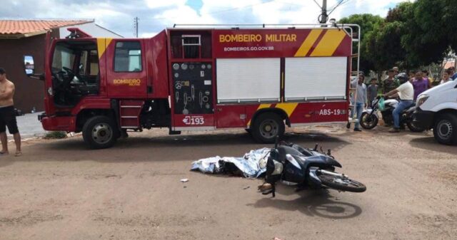 Bombeiros atende ocorrência de trânsito com vítima fatal em Caldas Novas