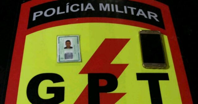Receptador é preso durante abordagem no Bairro Santa Terezinha