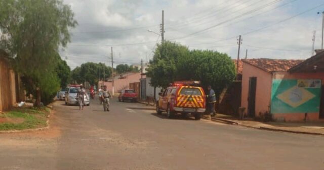 Princípio de incêndio na cidade de Ouvidor