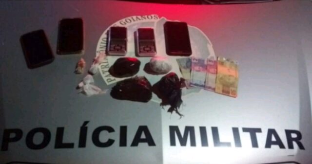 Dois menores são apreendidos suspeitos de tráfico de drogas em Pires do Rio
