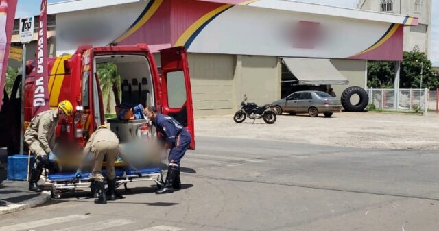 Homem fica ferido em acidente de trânsito em Catalão