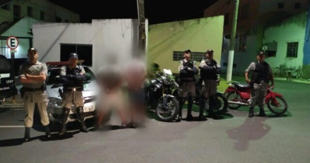 Equipe de motos prende traficantes de drogas na noite desta sexta-feira no Bairro Cruzeiro durante Operação Cidade Segura