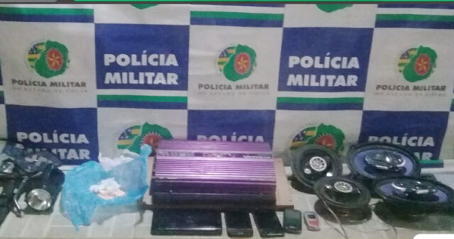 PM em Davinópolis apreende entorpecentes e materiais sem procedência
