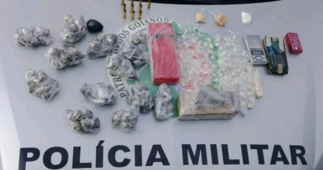 Mãe e filhos são detidos praticando Tráfico de Drogas em Catalão