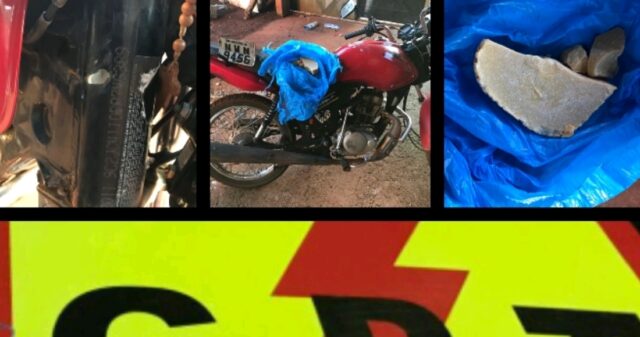 Homem preso, drogas apreendidas e veículo recuperado em Pires do Rio