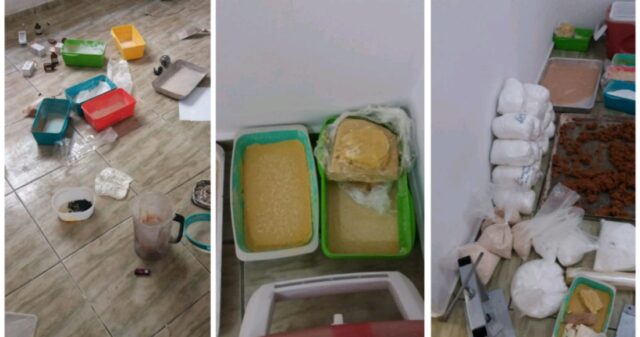 GENARC/9a DRP estoura laboratório de refino de Cocaína e prende casal de traficantes em flagrante