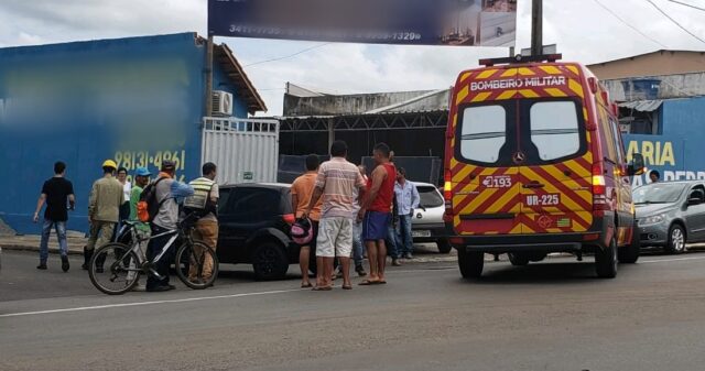 Mulher fica ferida em acidente no bairro São João em Catalão