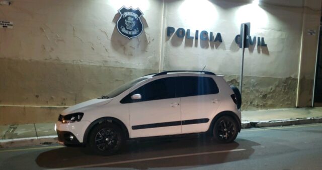 Policia Militar de Catalão recupera veículo roubado em Uberlândia