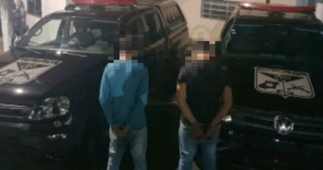 COD/CPR efetua a prisão de suspeitos e recupera veículo furtado na cidade de Ouvidor