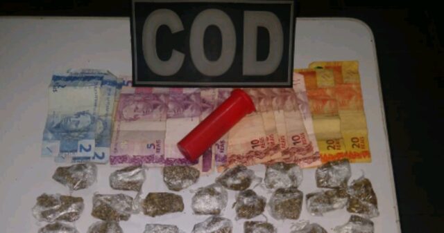 COD/CPR  prende suspeito por tráfico de drogas em Corumbaíba