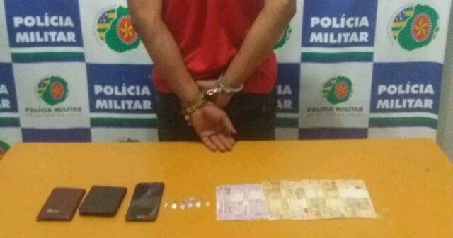 Polícia Militar prende suspeito de tráfico de LSD no Centro em Ipameri
