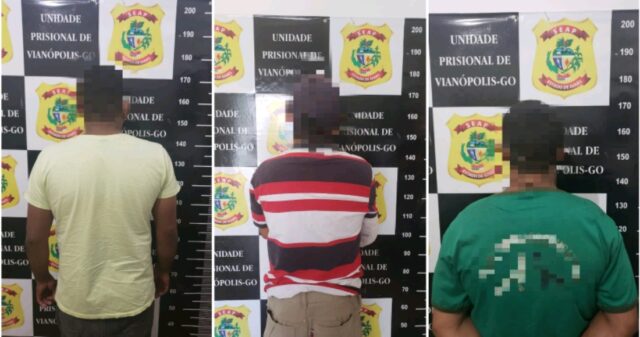 Polícia prende três foragidos da justiça em Vianópolis
