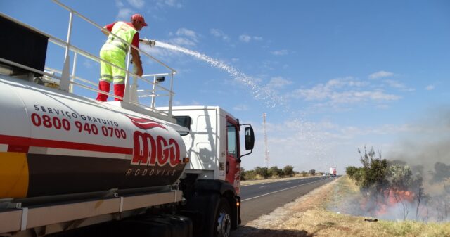MGO Rodovias realiza campanha de conscientização sobre riscos de queimadas