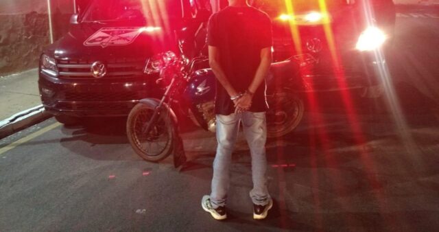 Polícia Militar apreende menor infrator homicida em flagrante