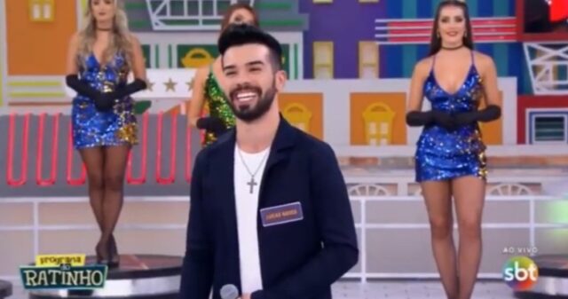 Cantor Catalano, Lucas Naves apresenta no programa do Ratinho