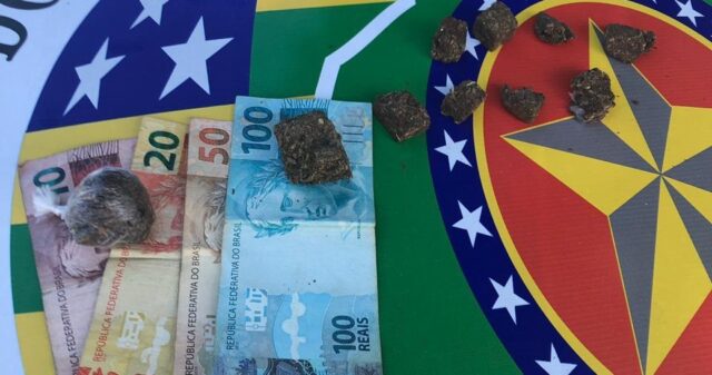 Polícia Militar realiza a prisão de um traficante em Santo Antônio do Rio Verde